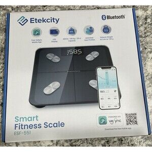 Etekcity ESF-551 Accurate Bluetooth Smart Scale -Black